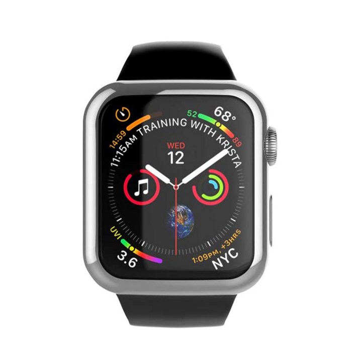 디씨네트워크 애플워치 TPU 풀커버 도금 케이스 44mm