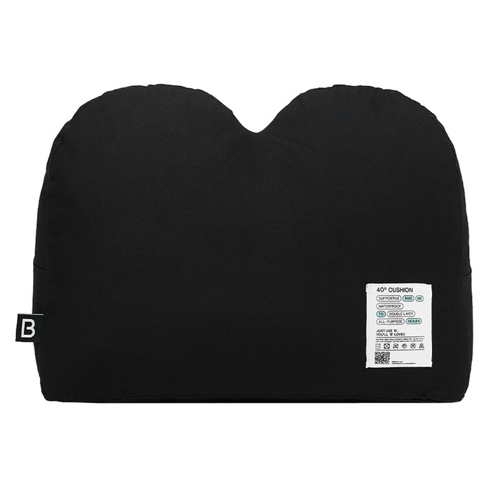 바른생각 40도 러브 쿠션, 블랙