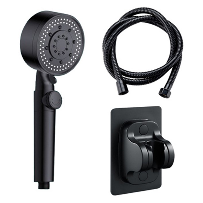 아리코 5단 수압조절 초강력 샤워기 헤드 + 호스 + 거치대 세트