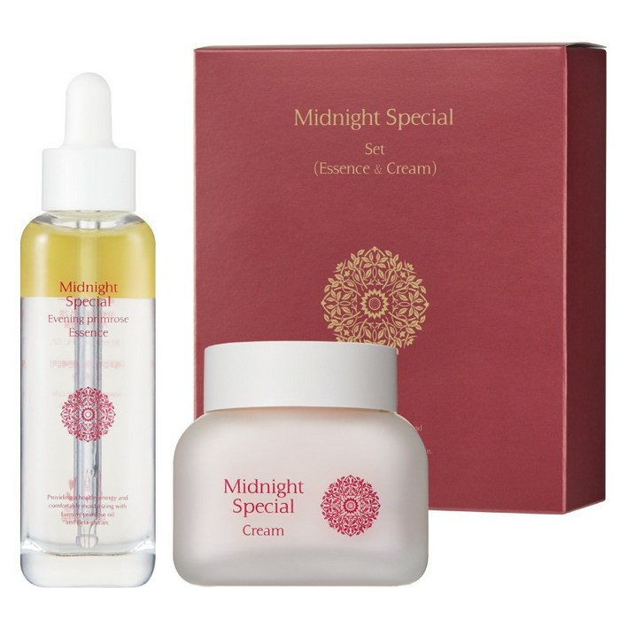 참존 미드나이트 스페셜 에센스 + 크림 세트, 1세트