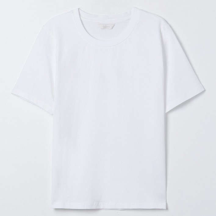 클라비스 여성용 에센셜 베이직 반팔 티셔츠