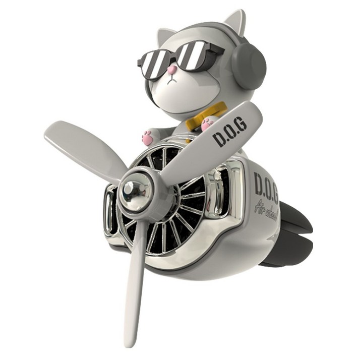 도그독 프로펠러 차량용 고양이 송풍구 방향제