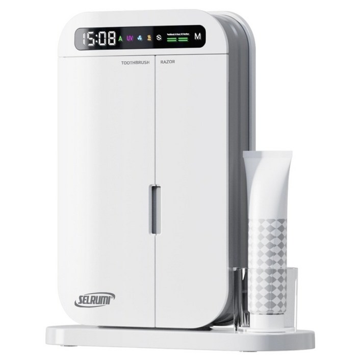 셀루미 케어밀리 24시간 자동화 살균 건조 스탠드 벽걸이형 스마트 칫솔 살균기 SELTSD580AT