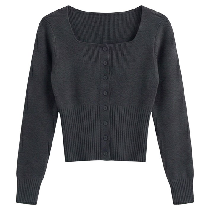 소니오 여성용 웨이스트 긴팔 가디건