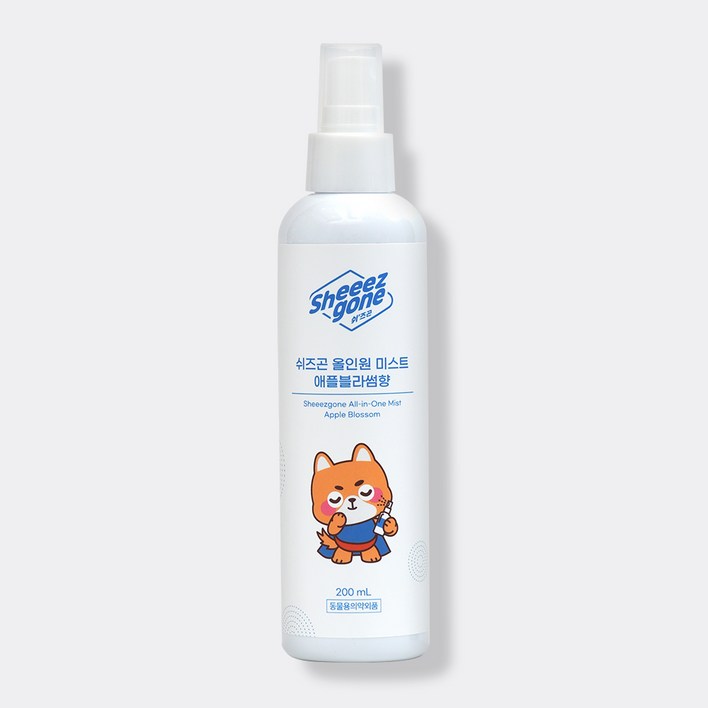 쉬즈곤 강아지 올인원 저자극 미스트 애플블라썸향
