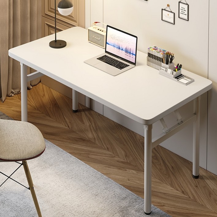 오브민 LPM 공간활용 철제 접이식 스틸 책상 식탁 테이블