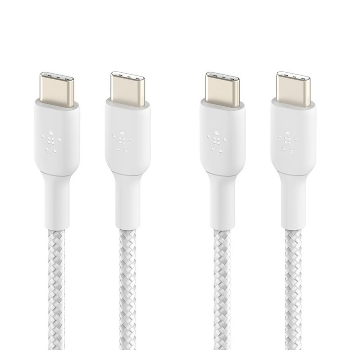 벨킨 BoostCharge 브레이디드 USB C타입-C타입 고속 충전케이블 CAB004bt2MWH