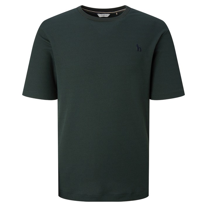 헤지스 남성용 냉감 와플조직 크루넥 반팔 티셔츠