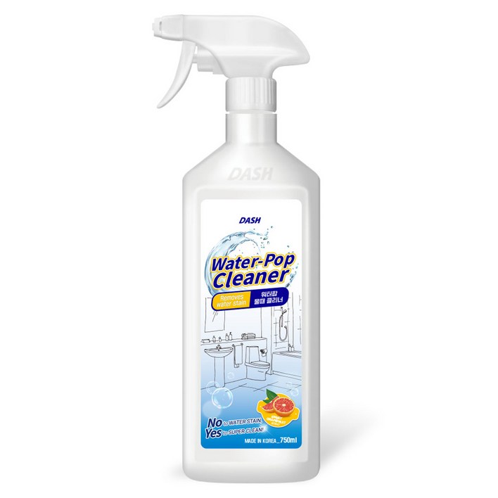 DASH 워터팝 물때 클리너, 750ml, 1개