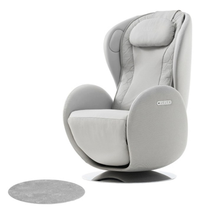 누하스 루나 4D 리클라이너 안마의자  원형러그 세트 방문설치