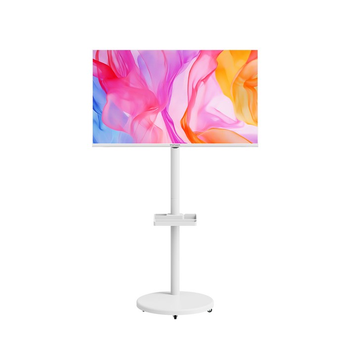 더함 삼탠바이미 M5 M7 호환  TV 모니터 수납선반 화이트 스탠드