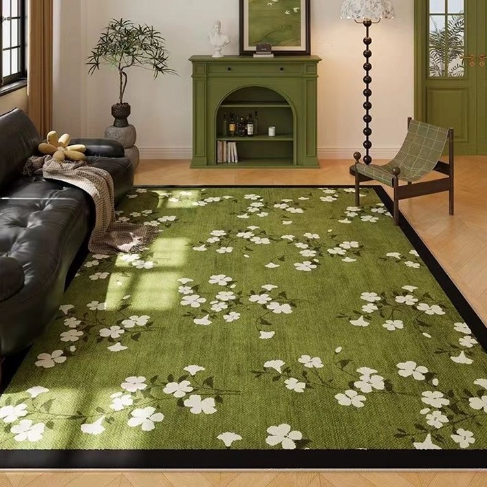 알럽홈 거실 집꾸미기 플라워 엔틱 러그 L2610054