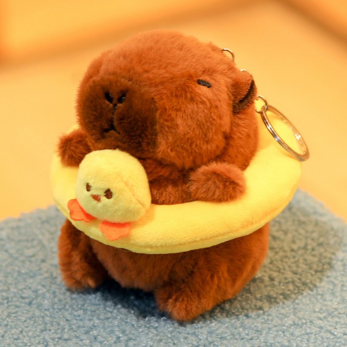 다다랜드 뚠빵한 카피바라 동물 인형 키링