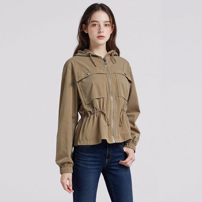 부루앤쥬디 포켓 스트링 후드점퍼 BORIJP503B