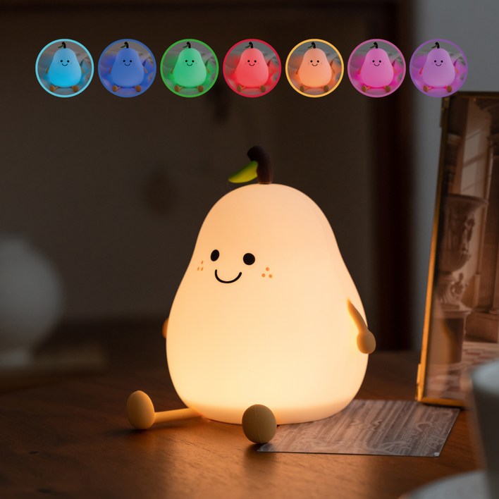 풀라스 배불리 LED 무드등 타이머 취침등 수면등, 화이트 풀라스 배불리 LED 무드등 타이머 취침등 수면등, 화이트