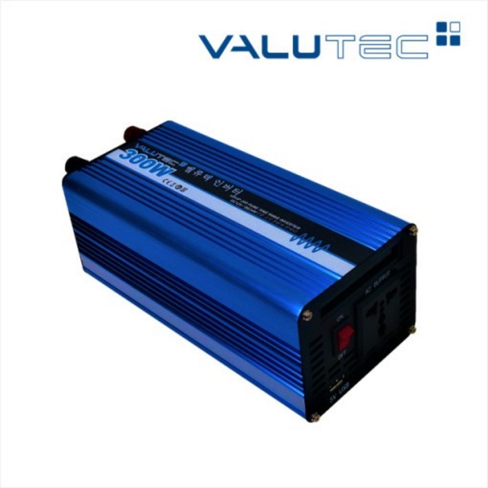 벨류텍 차량용 인버터 1224V겸용 220V 300W 외 2종 자동차 변압기 고속충전기, 1개