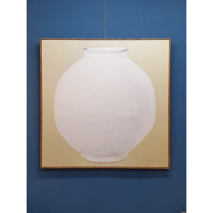 제이플아트 복을 부르는 달항아리 이호철 한정판 판화  Encore  앙코르 