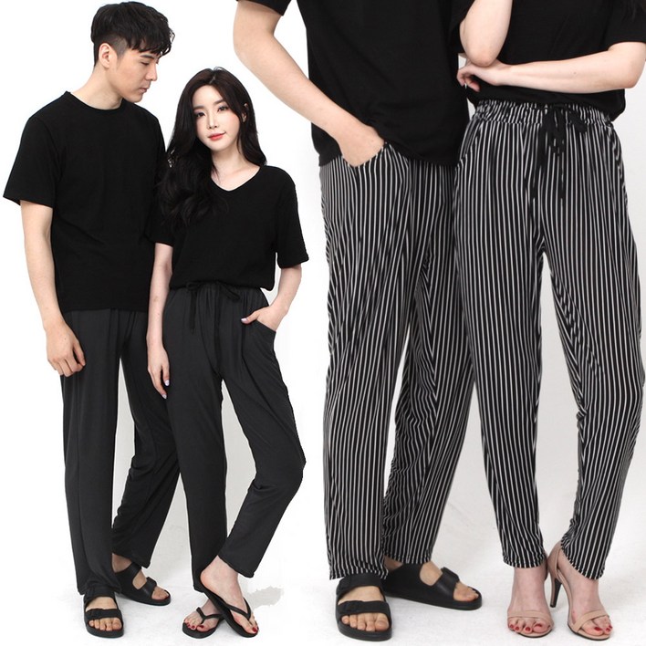 어나더디3개구매시 1개증정속이 비치지 않고 밴딩끈있는 아이스 쿨 바지 팬츠