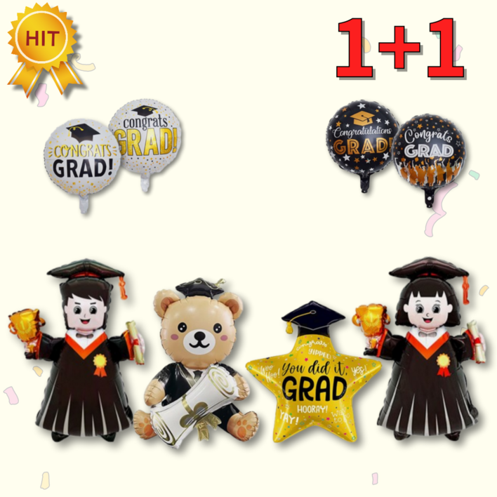 1+1 졸업풍선 6종 졸업식 풍선 졸업포토존