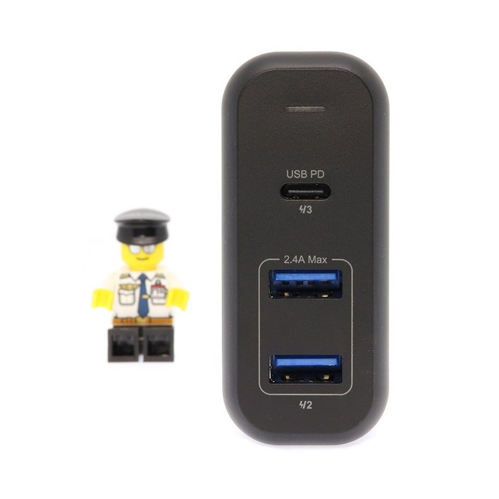 GODA USB PD TYPE-C 노트북 어댑터 USB-C 45W 65W 20V QC3.0 지원, USB PD TYPE-C 노트북 어댑터