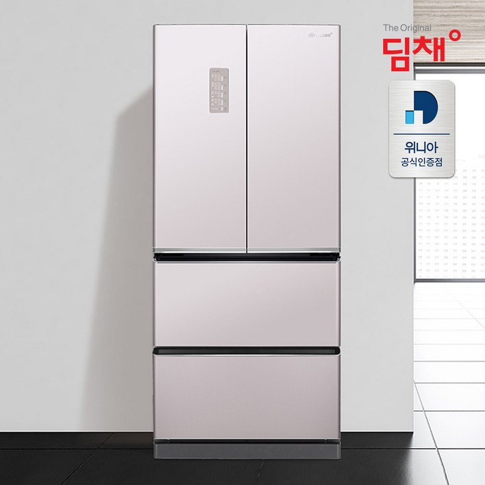 23년형 딤채 스탠드형 김치냉장고 457L EDQ47HBRJPT 양문형냉장고