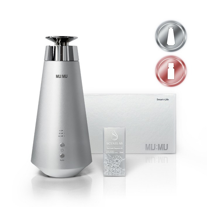 센트랩 무무 가정용 차량용 아로마 디퓨저 프리미엄 전자 무선 자동 오브제 고급 방향제 새차 집들이 선물, 1개, 10ml, 코럴브리즈