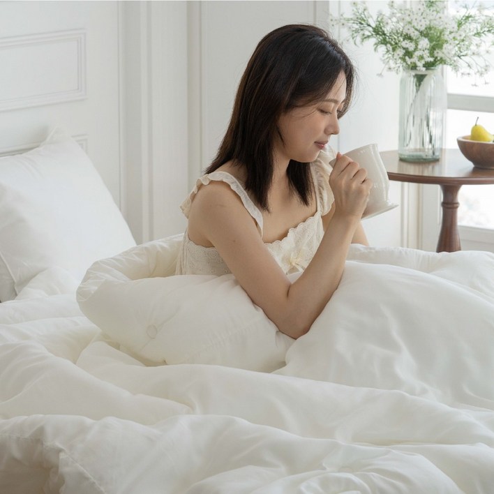 국내생산 도르리 프리미엄 모달이불 알러지케어 먼지없는 모달100 호텔식 침구 순면 차렵 이불세트