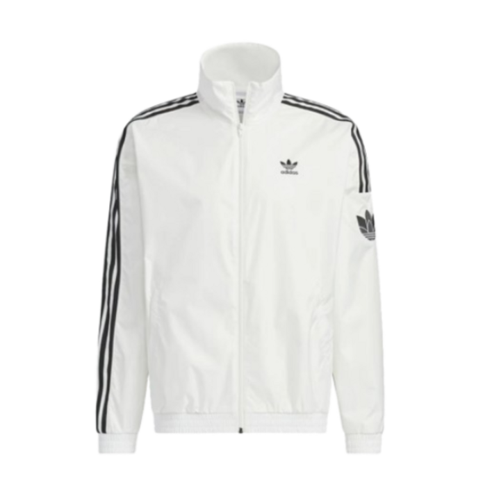 아디다스 오리지널 레트로 트레포일 바람막이 자켓 화이트 JI7535 5J0216109