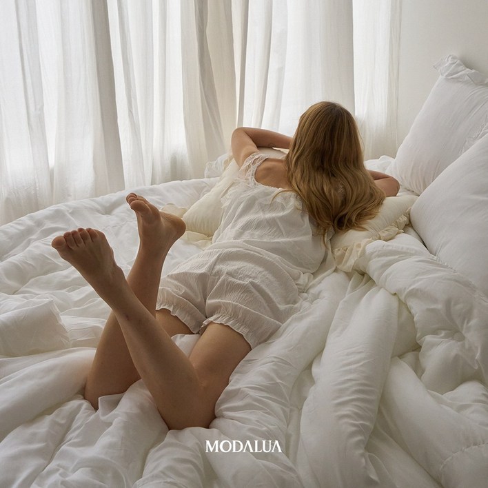 공식인증 에그룸 하이엔드 텐셀모달100 프릴 차렵이불 4color