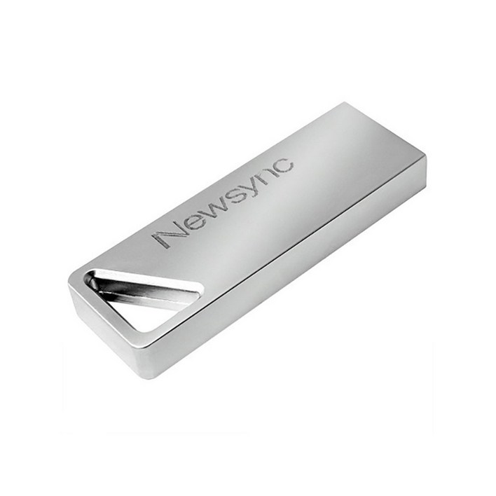 USB Newsync A25 128G 메탈실버 USB메모리
