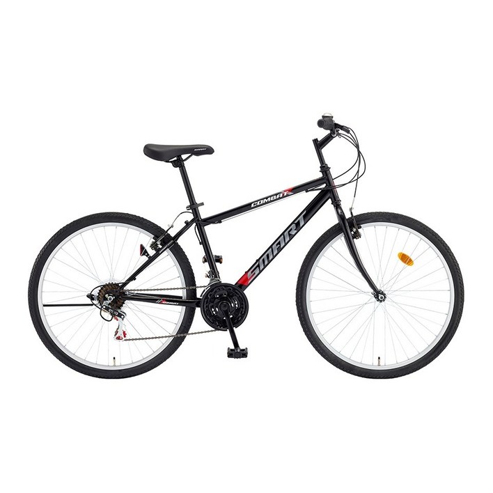 스마트자전거 컴뱃26 26인치 21단 MTB자전거, 블랙블루완조립, 170cm, 1개