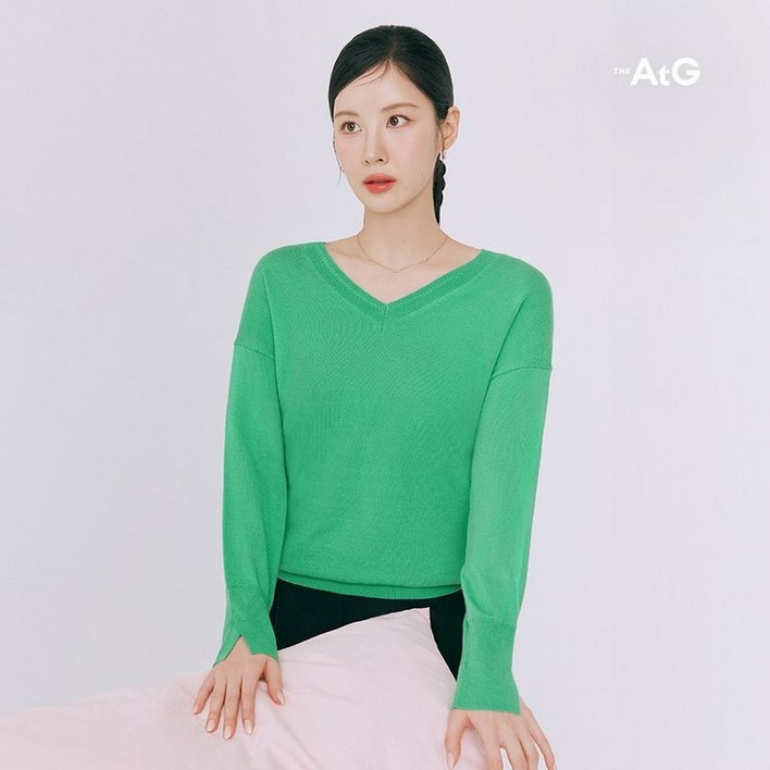 더엣지 [론칭가79,900원]25SS 파스텔 브이넥 니트 4종 1728356
