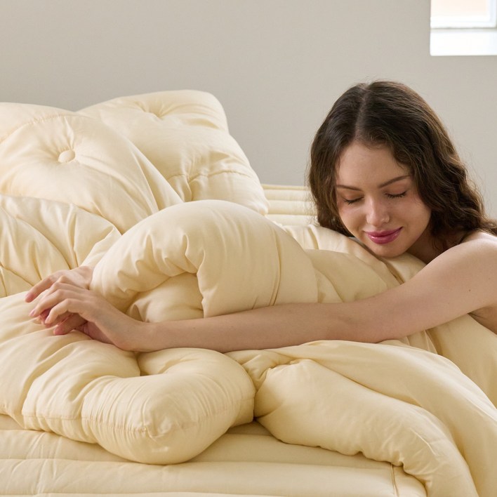 국내생산 에그룸 시그니처 모달이불 실크 촉감 모달100 차렵 침구 호텔 이불 4color