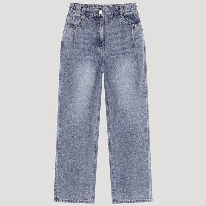 매장정품 SHESMISS 쉬즈미스 테이퍼드 밴딩 데님 팬츠 SSMSLO32040 1222525