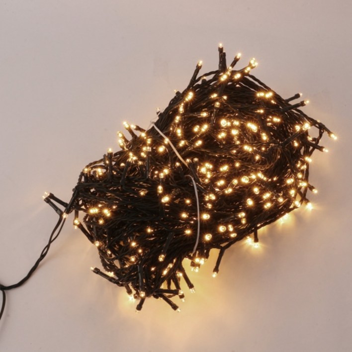 1000구 녹색선 LED 웜색전구 100M, 단일색상