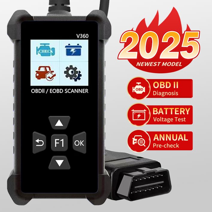 킹콩프로 자동차 진단기 OBD2 차량스캐너 배터리 테스트  진단기 ELM327 한글판 V360