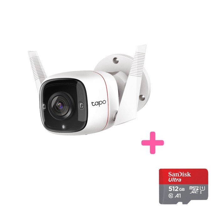 티피링크 Tapo C320WS 홈CCTV Micro SD 카드 512GB 실외,가게,공장 티피링크 Tapo C320WS 홈CCTV Micro SD 카드 512GB 실외,가게,공장