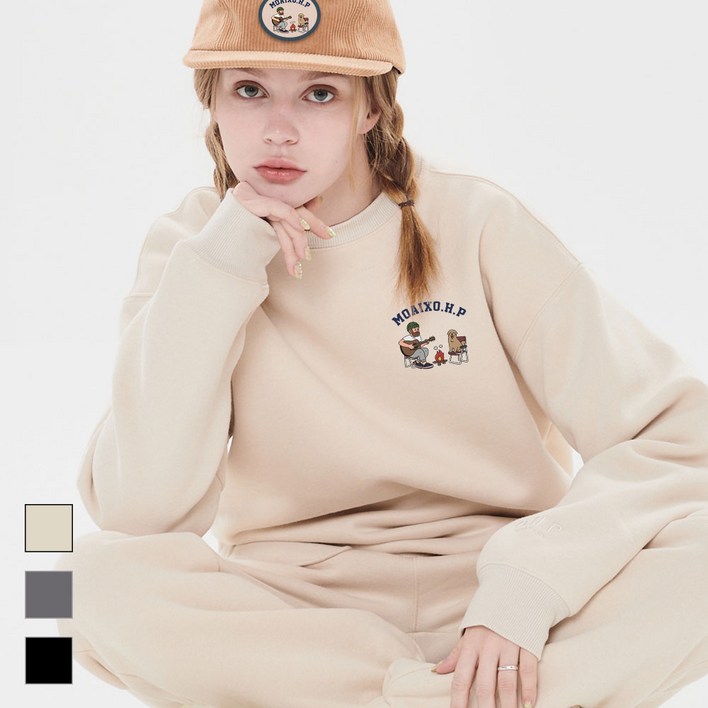 OHP 작품을 입는다 기모 맨투맨 best3