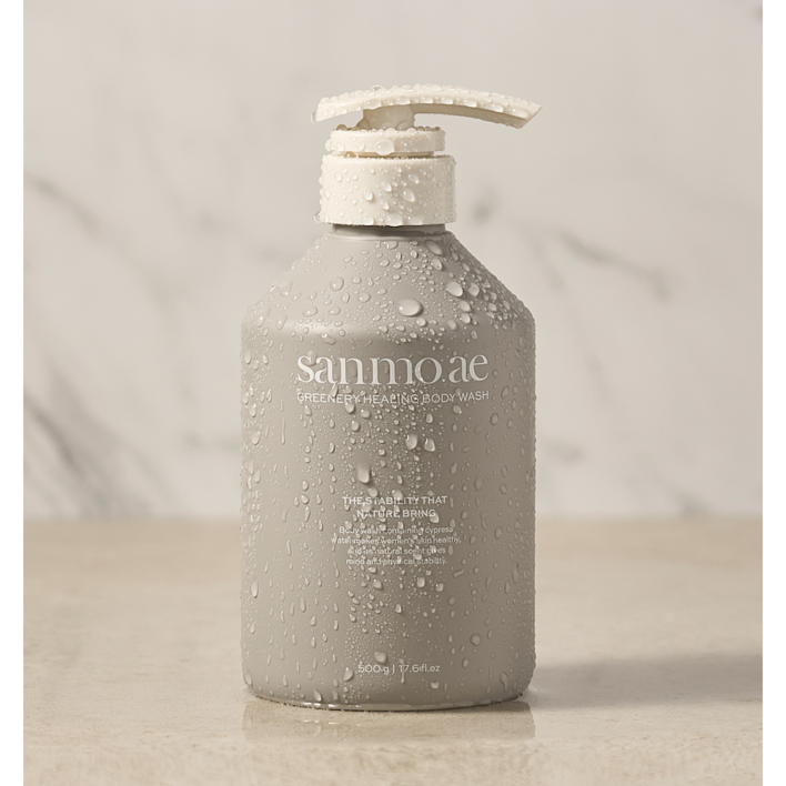 산모애 그리너리 힐링 바디워시, 1개, 500g