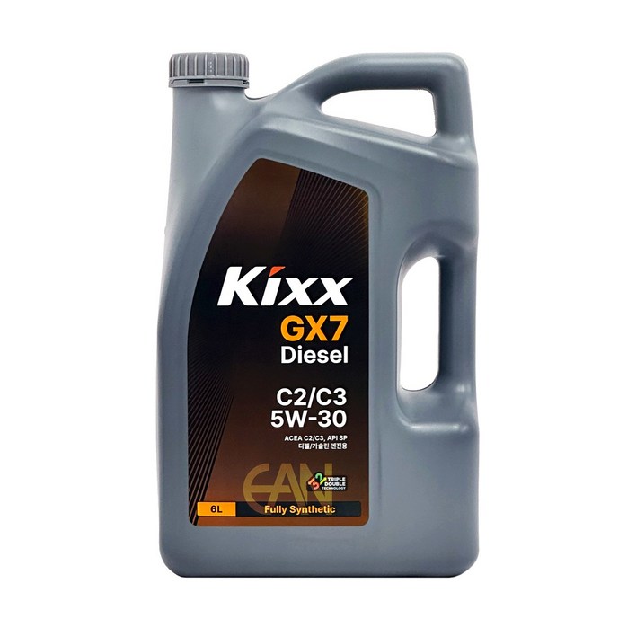 킥스 Kixx GX7 Diesel C2C3 5W30 (구 D1 C3 5W30), 5w30, 3개, 6L