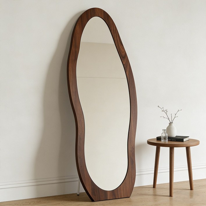 SOPUM HOUSE 인테리어 스탠드 전신거울 프리미엄 대형 웨이브 비정형