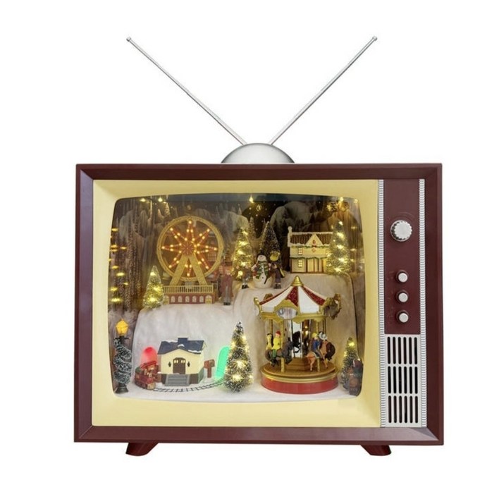 크리스마스 장식 멜로디 티비 45cm 파티 오르골 코스트코 (무료배송)