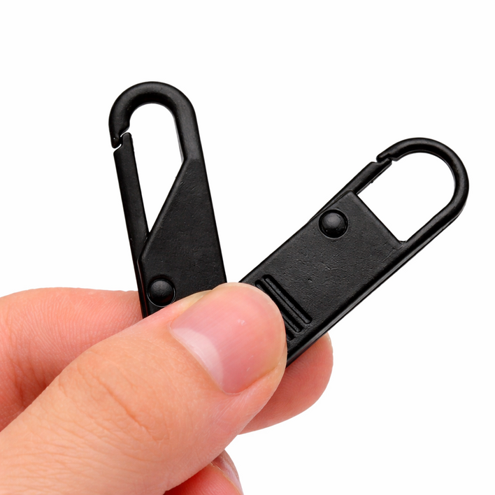 지퍼 손잡이 교체용 금속 지퍼고리 가방 의류 캐리어 수리