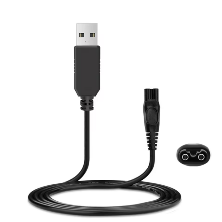 필립스 전기 면도기 충전기 USB 충전 케이블 호환, 1개