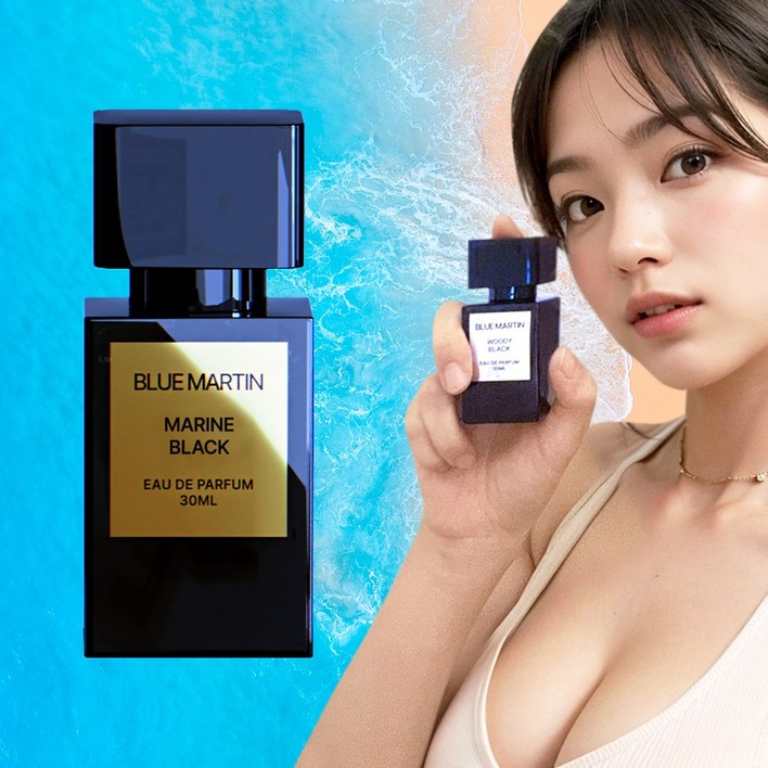 블루마틴 마린블랙 니치향수 여자가 좋아하는 남성 남자향수 오드퍼퓸, 30ml, 1개 블루마틴 마린블랙 니치향수 여자가 좋아하는 남성 남자향수 오드퍼퓸, 30ml, 1개