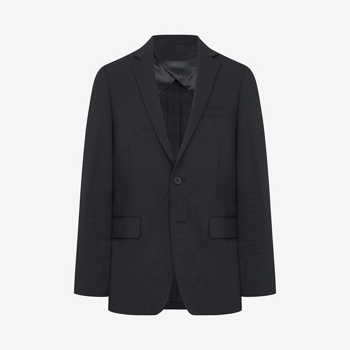 지오송지오 남성용 레귤러핏 스판 셋업 자켓 ZVW26715BK