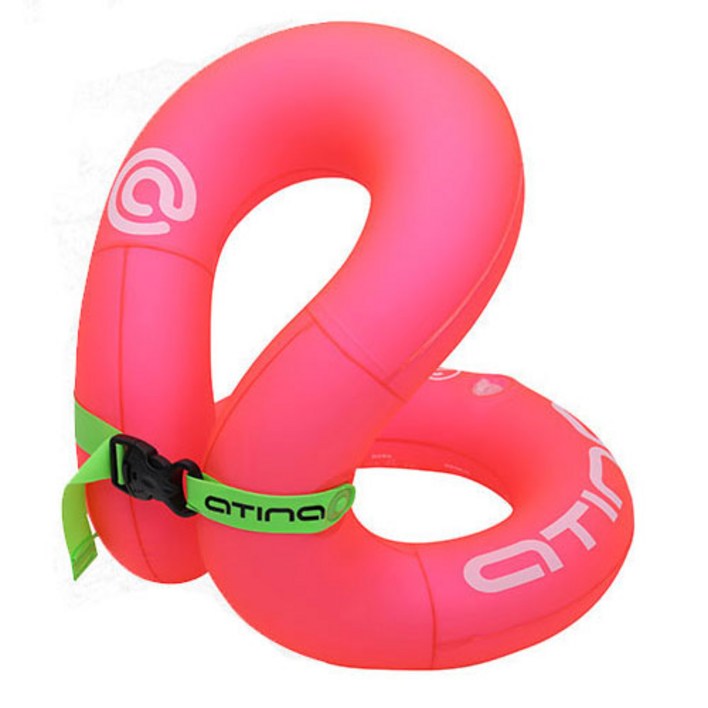 아티나 넥베스트 유아동 조끼형 수영보조용품 25kg, 핑크