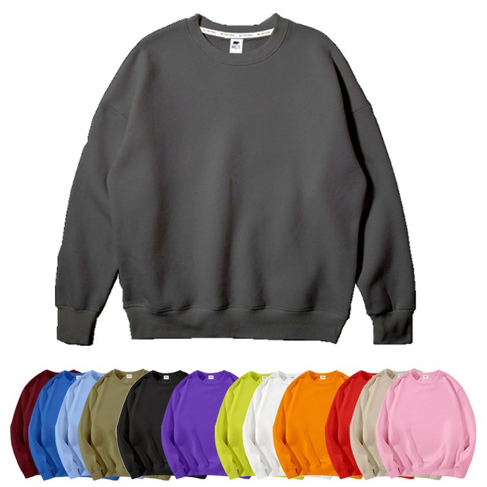 어워크 M3XL 헤비원단 프리미엄 특양면 오버핏 맨투맨 빅사이즈 남여공용