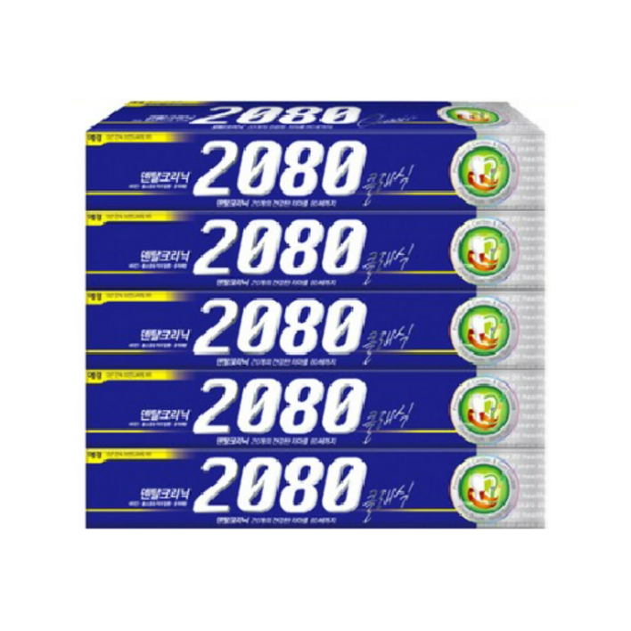 2080 클래식 치약 170g, 5개
