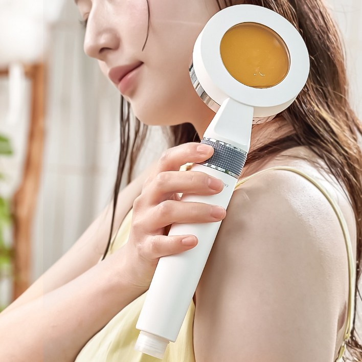 아토퓨어 비타민 샤워기 필터 수압상승 저자극 정수 온오프 에센셜 세럼, 41%할인] _ 샤워기+카본필터+레몬캡슐, 1개